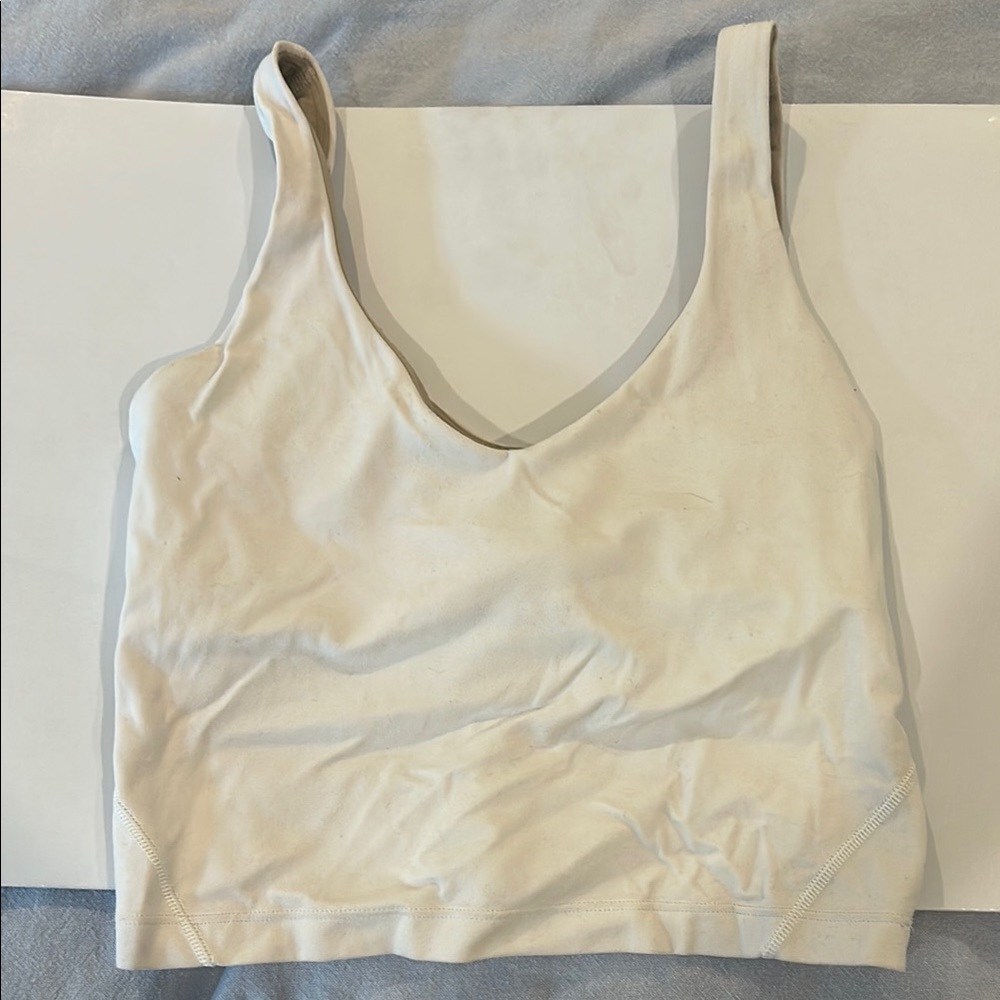 Lululemon Athletica Cream Tank Top